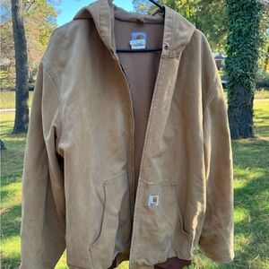 MEN'S INSULATED ACTIVE JAC - LOOSE FIT - WASHED DUCK - 3 WARMEST RATING carhartt